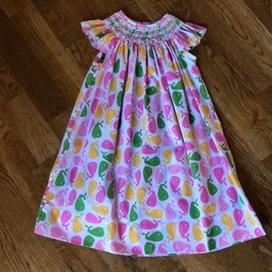 Claire and Charlie whale smoked dress 4T